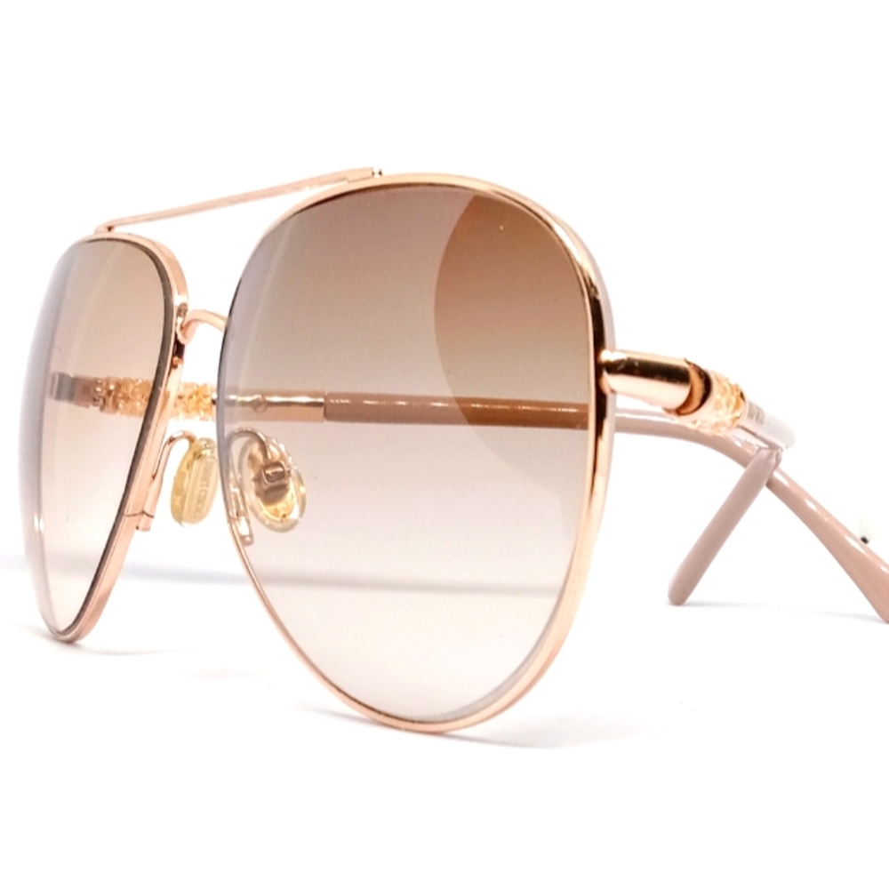 JIMMY CHOO "GRAY/S" SUNGLASSES WITH NON- PRESCRIPTION LENS: - Picture 4 of 15